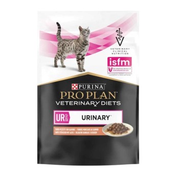 Purina Pro Plan Veterinary Diets Cat UR Urinary 85gr (Φακελάκι Σολομός σε Σάλτσα)