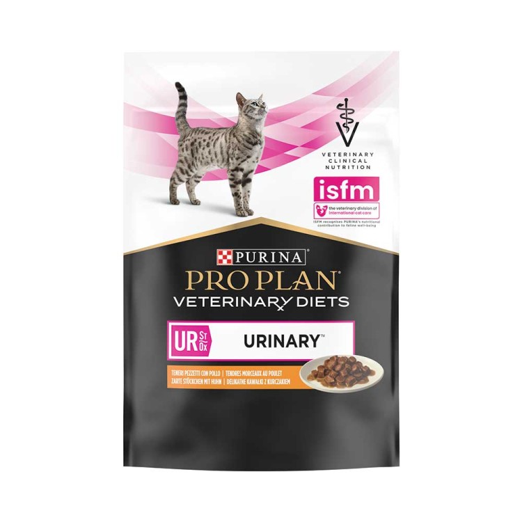 Purina Pro Plan Veterinary Diets Cat UR Urinary 85gr (Φακελάκι Κοτόπουλο σε Σάλτσα)