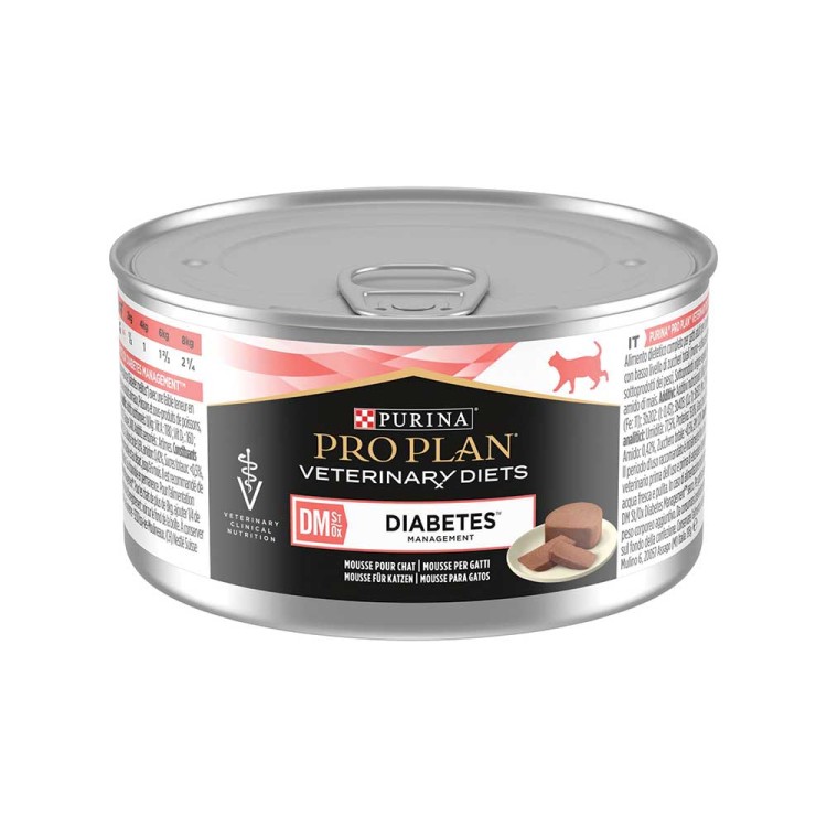 Purina Pro Plan Veterinary Diets Cat DM Diabetes Management Mousse 195gr