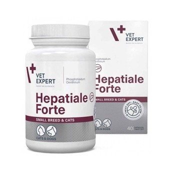 VetExpert Hepatiale Forte Small Breed & Cats 40caps (twist-off)