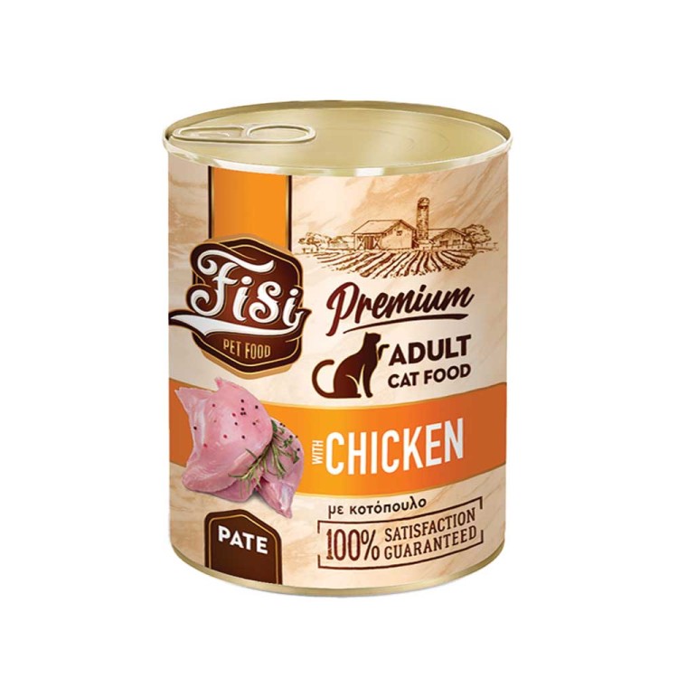 Fisi Premium Cat Adult with Chicken 400gr (Κοτόπουλο)