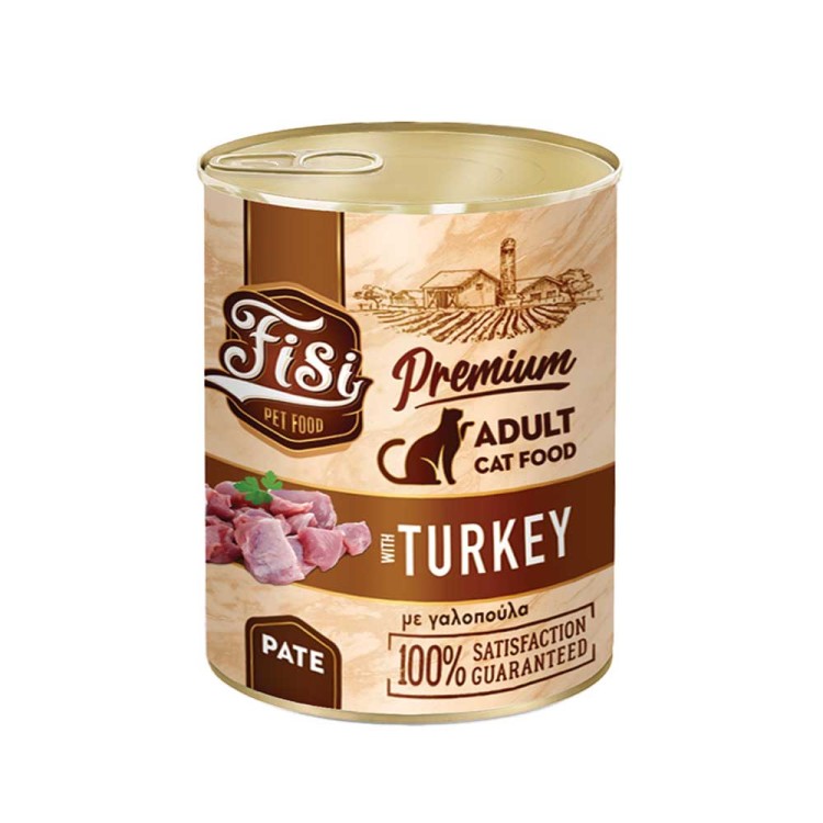 Fisi Premium Cat Adult with Turkey 400gr (Γαλοπούλα)