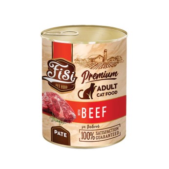 Fisi Premium Cat Adult with Beef 400gr (Βοδινό)