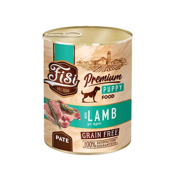 Fisi Premium Dog Puppy Lamb 400gr (Αρνί) Grain Free