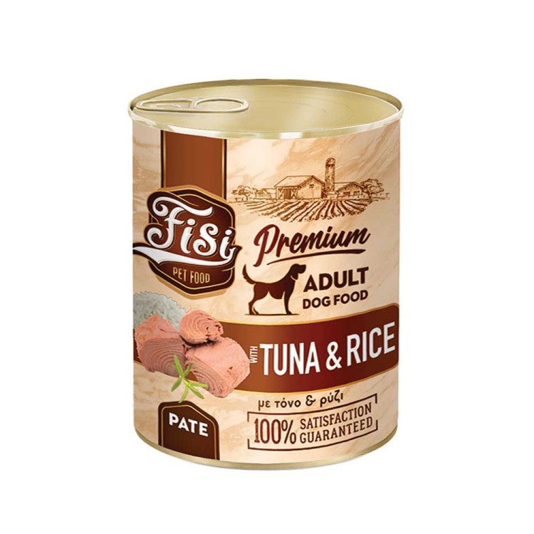 Fisi Premium Dog Adult Tuna & Rice 400gr (Τόνος & Ρύζι)