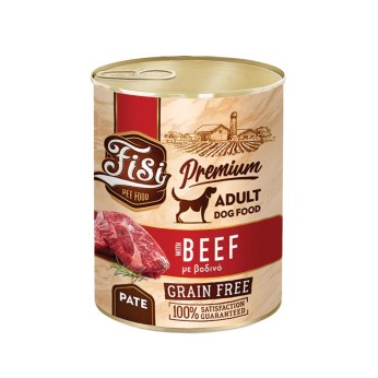 Fisi Premium Dog Adult Beef 400gr (Μοσχάρι) Grain Free