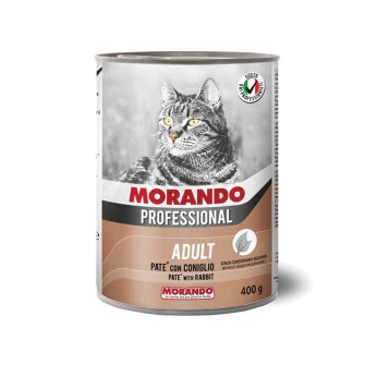 Morando Professional Adult Cat Pate with Rabbit 400gr (Πατέ Κουνέλι)