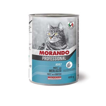 Morando Professional Adult Cat Pate with Codfish 400gr (Πατέ Μπακαλιάρος)