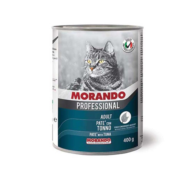 Morando Professional Adult Cat Pate with Tuna 400gr (Πατέ Τόνος)