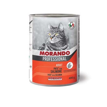 Morando Professional Adult Cat Pate with Salmon 400gr (Πατέ Σολομός)