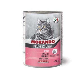 Morando Professional Adult Cat Pate with Pork 400gr (Πατέ Χοιρινό)