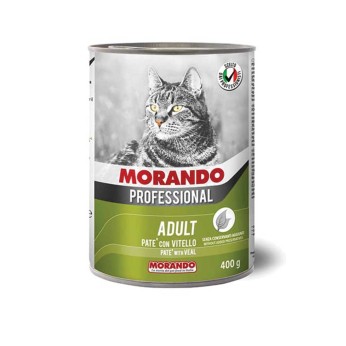 Morando Professional Adult Cat Pate with Veal 400gr (Πατέ Μοσχάρι)