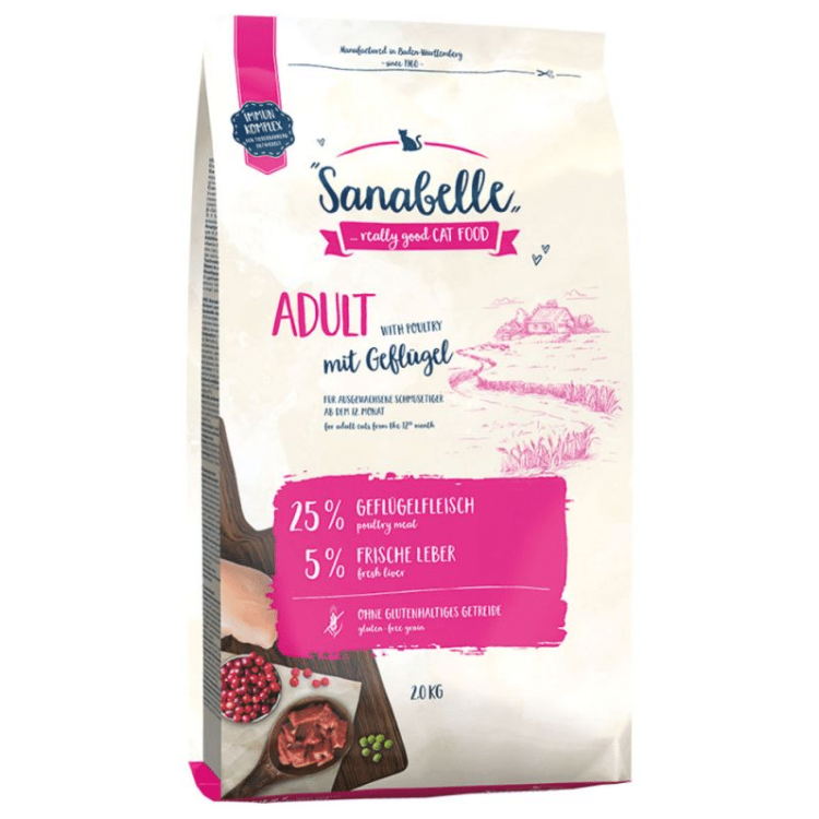 Sanabelle Cat Adult Poultry Grain Free 10kg