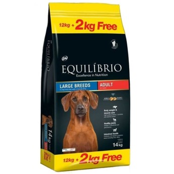 Equilibrio Adult Large Breeds 12kgr + 2kgr Δώρο