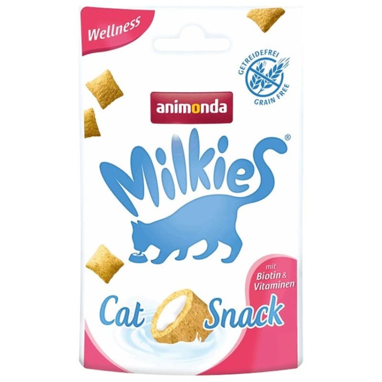 Animonda Milkies Wellness Cat Snack με Βιοτίνη & Βιταμίνες 30gr