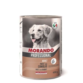 Morando Professional Adult Dog Pate with Rabbit 400gr (Πατέ Κουνέλι)