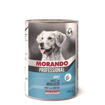 Morando Professional Adult Dog Pate with Codfish 400gr (Πατέ Μπακαλιάρος)