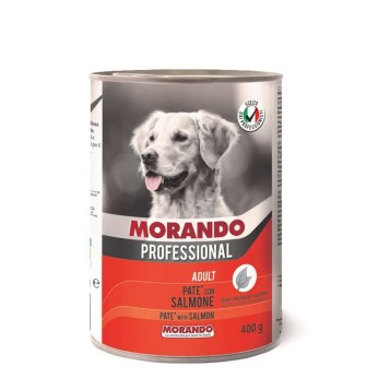 Morando Professional Adult Dog Pate with Salmon 400gr (Πατέ Σολομός)