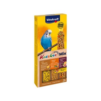 Vitakraft Kracker Mix Μελι, Αυγο & Βερικοκο 80gr