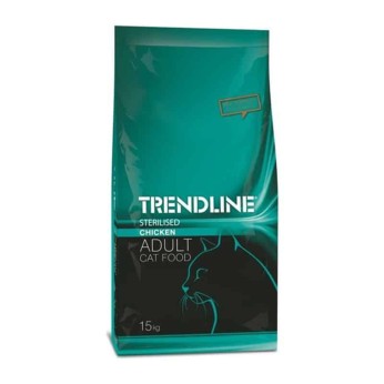 Trendline Adult Cat Sterilised με Κοτόπουλο 15kg + 1kg Δώρο