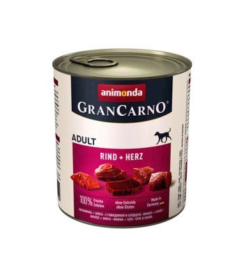 Animonda Gran Carno Αdult Beef & Heart - Βοδινό & Καρδιά 800gr