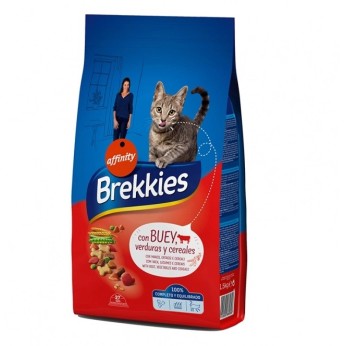 Brekkies Cat Adult Mix Beef με Μοσχάρι 15kg