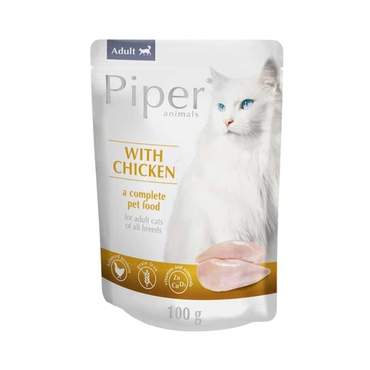 Piper Cat Adult with Chicken Φακελάκια με Κοτόπουλο 100gr