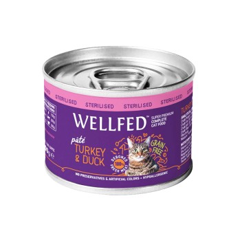 Wellfed Sterilised Turkey Duck 200gr