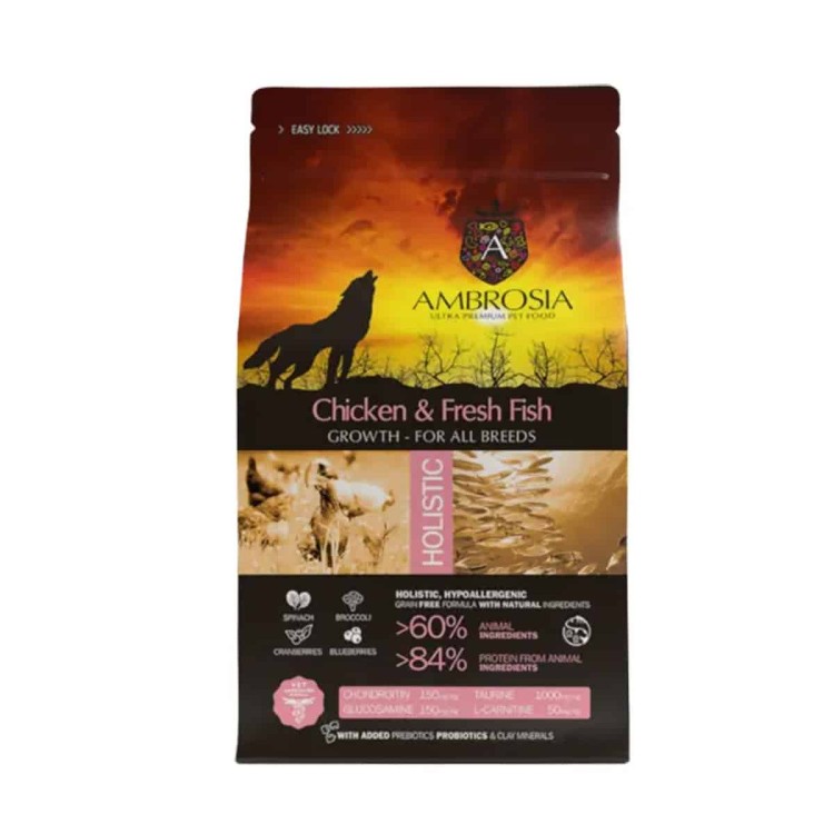 Ambrosia Grain Free Puppy Regular Chicken & Fish 2kg