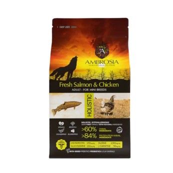 Ambrosia Grain Free Adult Mini Chicken & Salmon 2kg