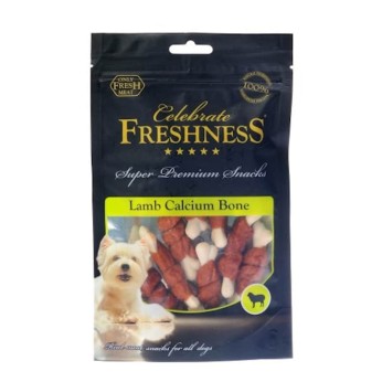 Celebrate Freshness Super Premium Snacks Lamb Calcium Bones 100gr