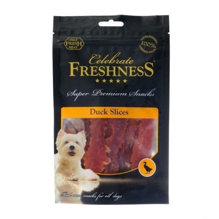 Celebrate Freshness Super Premium Snacks Duck Slices 100gr