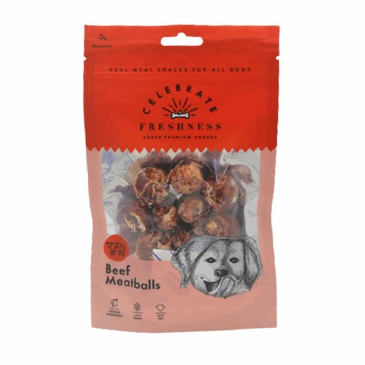 Celebrate Freshness Super Premium Snacks Beef Meatballs 100gr