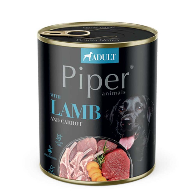 Piper Adult Dog with Lamb & Carrot 800gr (Αρνί & Καρότα)