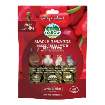 Oxbow Simple Rewards Baked Treats with Bell Pepper 85,05gr