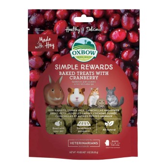 Oxbow Simple Rewards Baked Treats with Cranberry 85,05gr