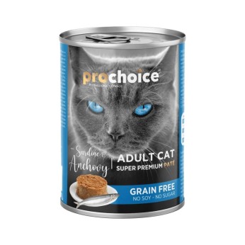 Prochoice Adult Cat Sardine & Anchovy Grain Free (Σαρδέλα - Γαύρος) 400gr
