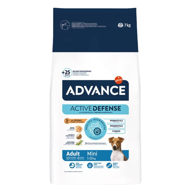 Advance Dog Adult Mini 7kg (Κοτόπουλο)