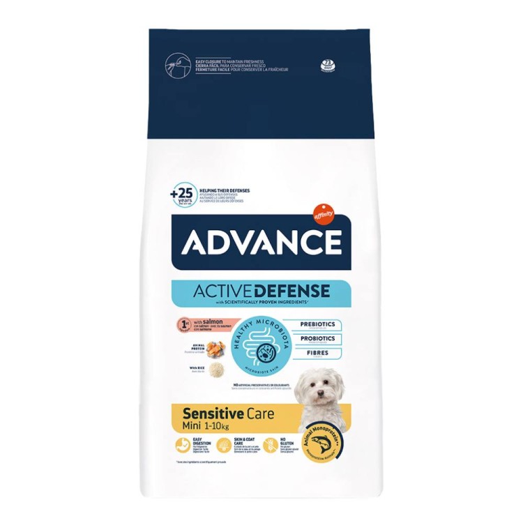 Advance Dog Sensitive Mini 7kg (Σολομός - Ρύζι)