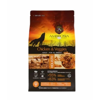 Ambrosia Grain Free Adult Fresh Chicken & Vegies 2kg
