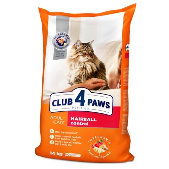 Club 4 Paws Premium Hairball Control Cat 14kg (Κατάλληλη και για Στειρωμένα)