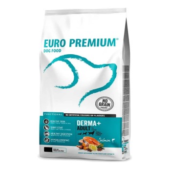 Euro Premium Grain Free Adult Derma+ 10kg Salmon (Σολομός)