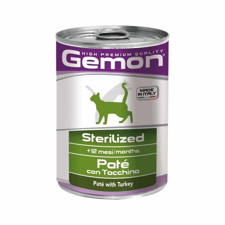 Gemon Cat Pate Sterilized Turkey 400g