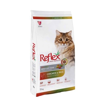 Reflex Adult Cat Mix (Multicolor) με Κοτόπουλο 15kg + 1kg Δώρο