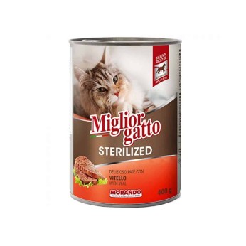 Miglior Gatto Sterilised με Μοσχάρι 400g