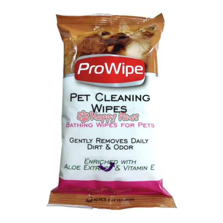 ProWipe Pet Wipes Μαντηλάκια Καθαρισμού 40pcs