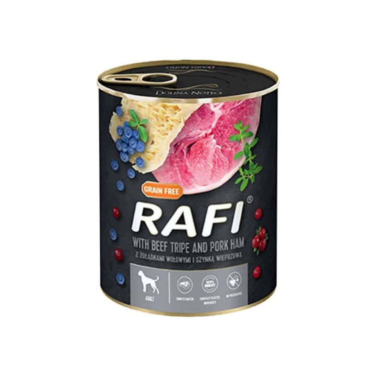 Rafi Adult Pate Μοσχάρι, Χοιρινό, Blueberry & Cranberry 400gr