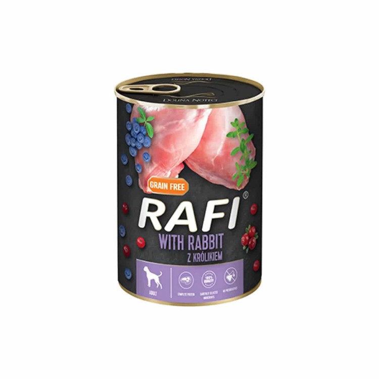 Rafi Adult Pate Κουνέλι Blueberry & Cranberry 400gr