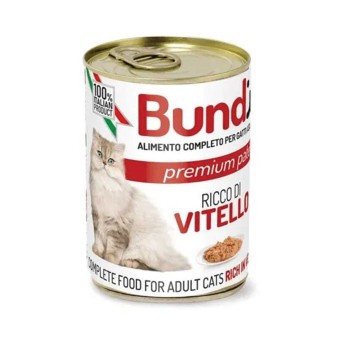 Bundy Adult Cat with Veal 400gr (Πατέ με Μοσχάρι)