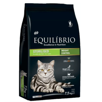 Equilibrio Cat Sterilised Ξηρά Τροφή Για Ενήλικες Στειρωμένες Γάτες Πουλερικά 7,5kg